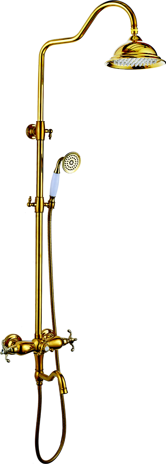 PILAT Gold Rain Shower Set SP6001